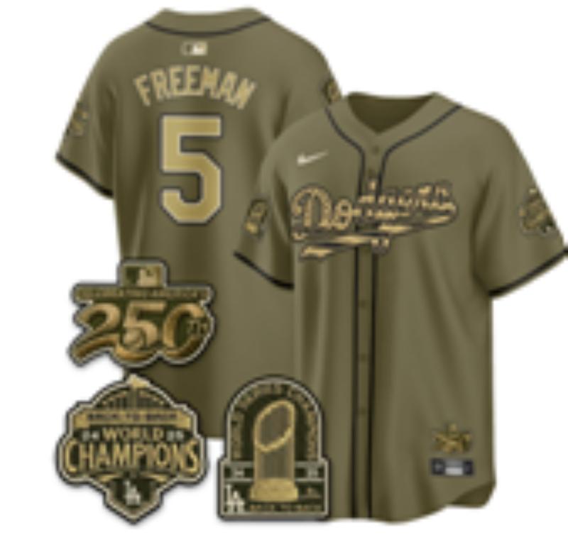Men Los Angeles Dodgers #5 Freeman green Game 2026 Nike MLB Jersey 053876